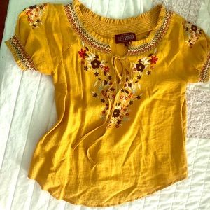 Sweet Wanderer Short Sleeve Blouse